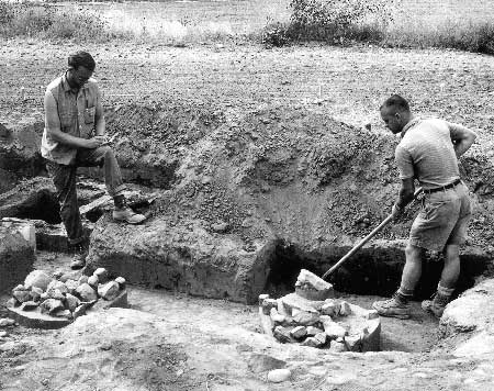 archeological excavation