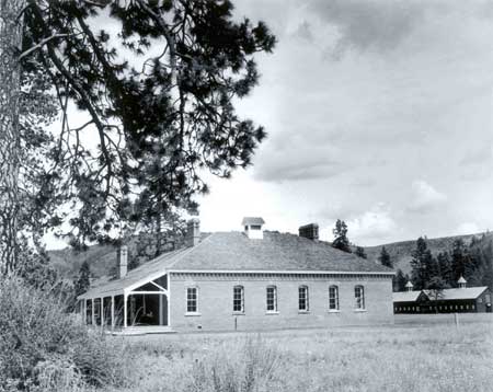 Fort Spokane guardhouse