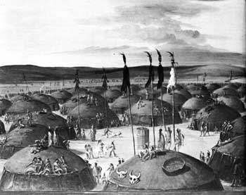 Sheheke's Mandan village