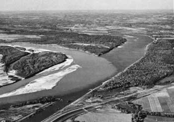 Confluence of the Missouri and Mississippi