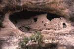 ruins at Gila Cliff Dwellings