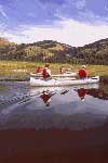 canoeing on Lake Roosevelt