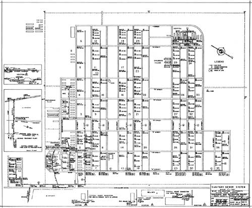 sewer system map