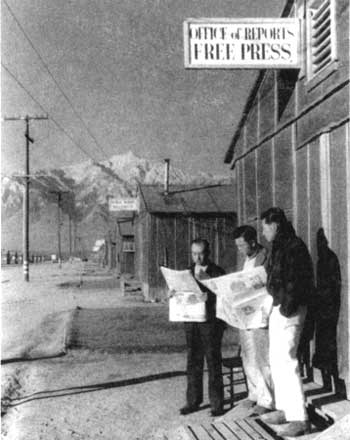 Manzanar Free Press building