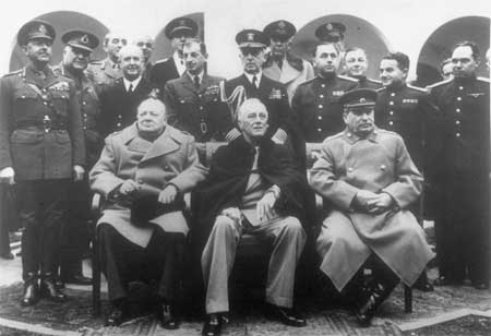 Churchill, Roosevelt, Stalin