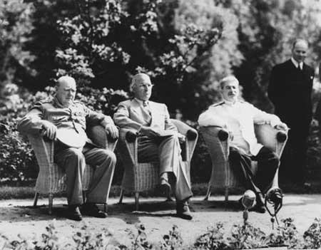 Churchill, Truman, Stalin