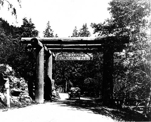 Nisqually entrance archway