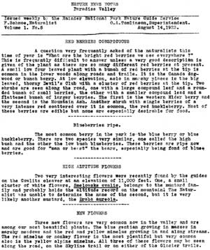 cover to Nature Notes