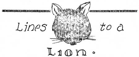 Lines to a Lion