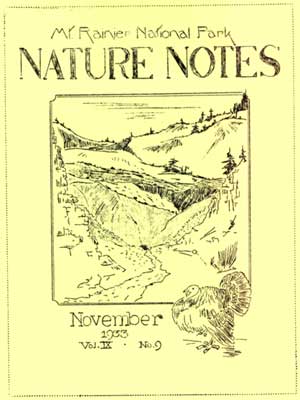 cover to Nature Notes