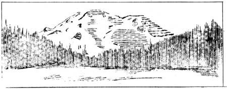 sketch of Mount Rainier