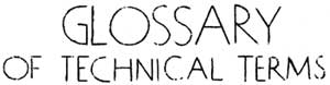 Glossary of Technical Terms