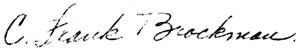 C. Frank Brockman