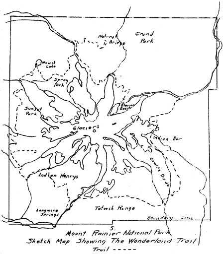 map of the Wonderland Trail