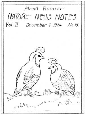 cover to Nature Notes