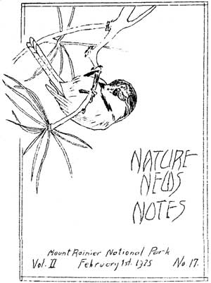cover to Nature Notes