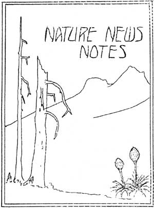 cover to Nature Notes