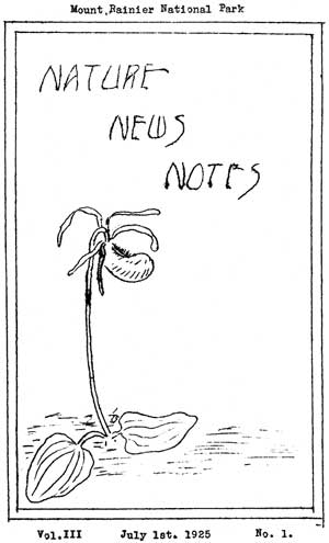 cover to Nature Notes