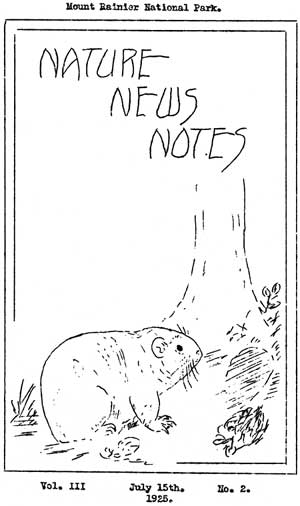 cover to Nature Notes