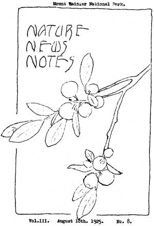 cover to Nature Notes