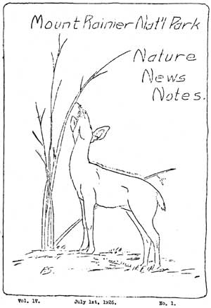 cover to Nature Notes