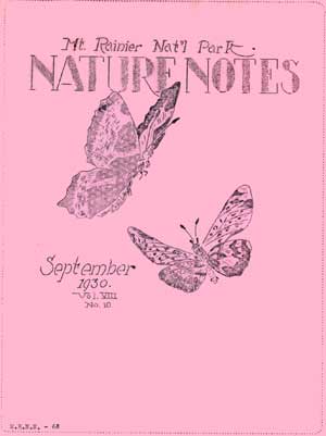 cover to Nature Notes