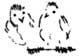 sketch of two birds