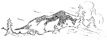 sketch of Mount Rainier
