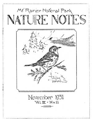 cover to Nature Notes