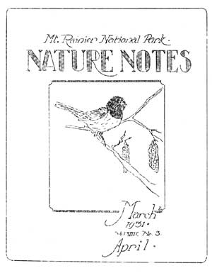cover to Nature Notes