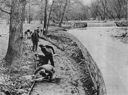 constructing trail