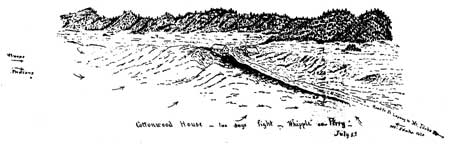 sketch of Cottonwood House
