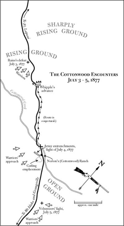 map of Cottonwood Encounters