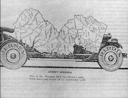 sketch of Jersey Waggon