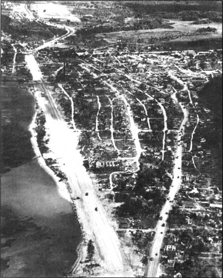 aerial view of roads
