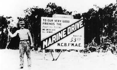 Marine Drive sign
