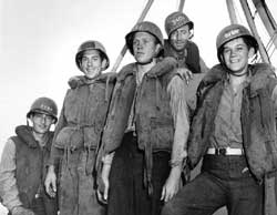 Coast Guardsmen at Saipan