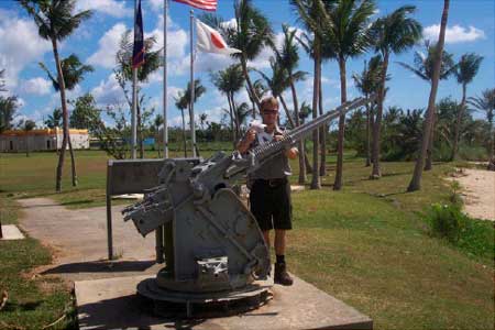 Flat Stanley at 25mm anti-aircraft run