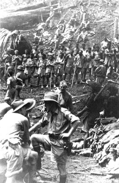 Australian and Papuan troops