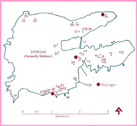 map of Tonoas