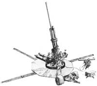 antiaircraft gun