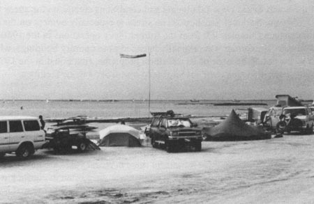 vehicles on beach