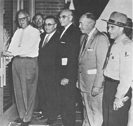 visitor center dedication ceremony