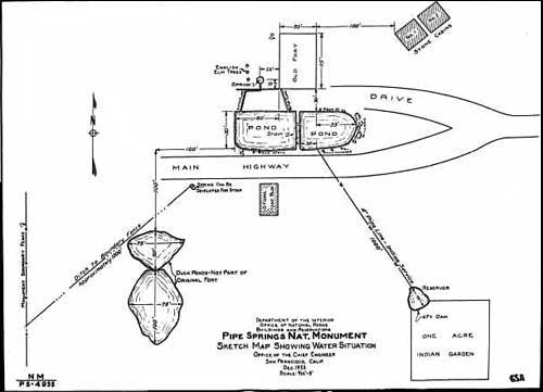 Sketch
map showing water situation