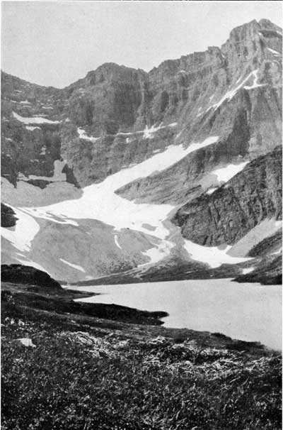 Cracker Lake and Siyeh Glacier