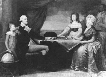 Washington and family