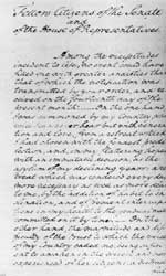 Washington's inaugural address