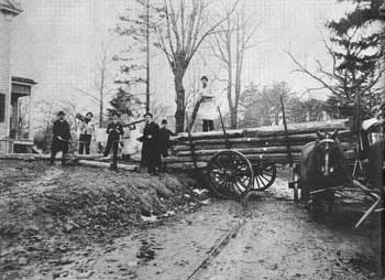 Logs of the Lincoln Birthplace