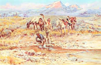 Discovery of Gold at Last Chance Gulch