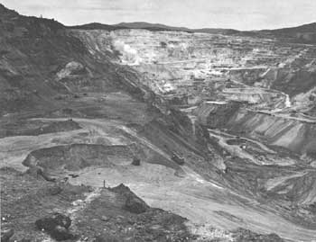 open-pit copper mine